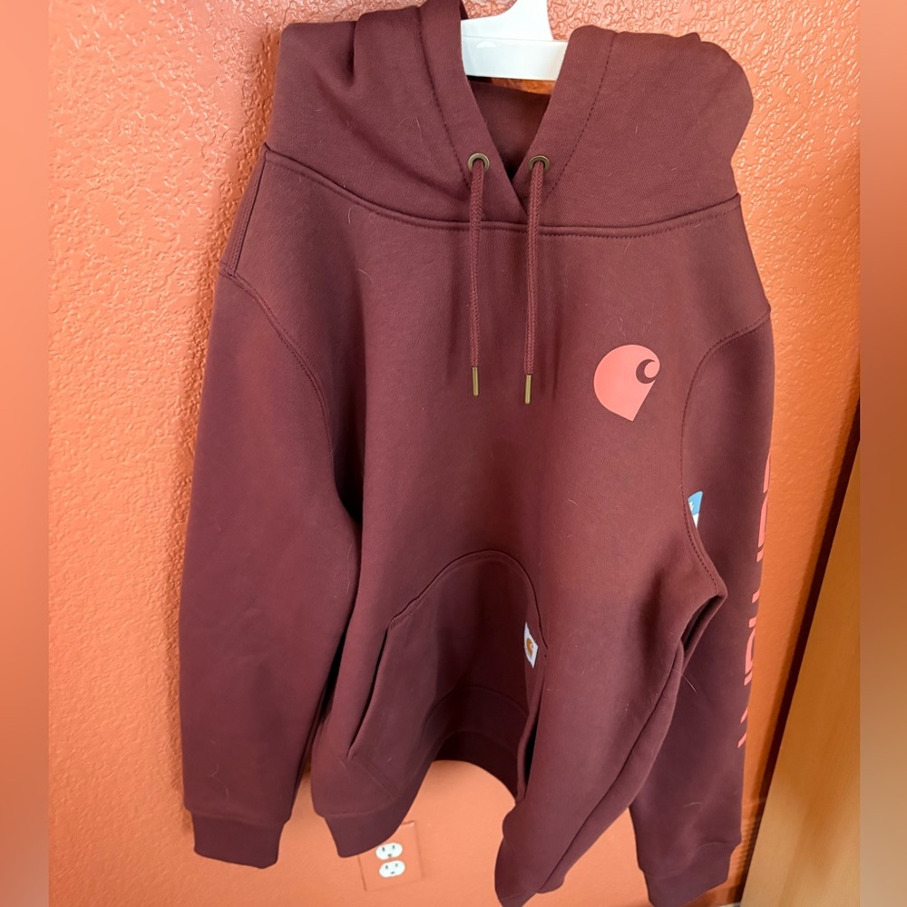 Carhartt  Burgundy Hoodie